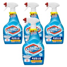 유한락스 욕실청소용 세정제, 650ml, 4개