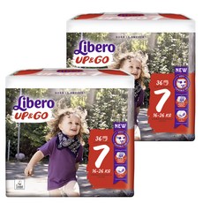 Libero 麗貝樂 Up&Go褲型尿布, 第7階段, 72片