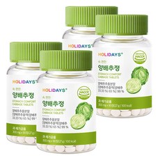 홀리데이즈 속 편한 양배추정, 4개, 90정