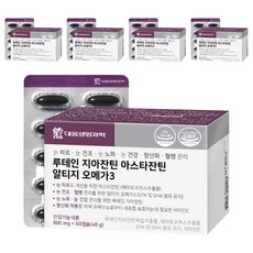 DAEWOONG LIFE SCIENCE 葉黃素玉米黃素蝦紅素rTG Omega 3膠囊, 48g, 5盒