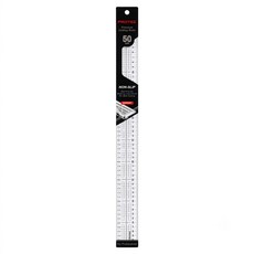 PROTECH 防滑格線切割尺 50cm, 透明, 1個