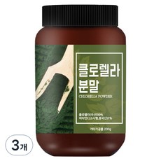 건강스토리 클로렐라 분말, 3개, 200g