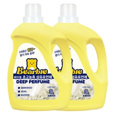 Bearble DEEP PERFUME 超高濃縮衣物柔軟精 柔和香草 正裝, 3L, 2個