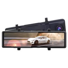 勝利者 WIFI 汽車行車紀錄器 12吋 全螢幕觸控電子後視鏡 H-300 前後130度廣角 前2K後1080P 最高可至120FPS, 64GB