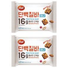 Post 迷你蛋白棒 21包入, 2袋, 231g