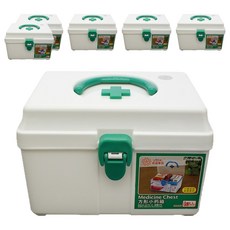方形急救藥品收納盒 隨機出貨, 6個
