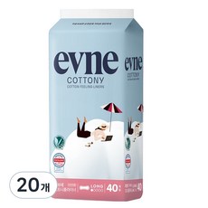 이브네 프리미엄 코트니 팬티라이너, 20개, 40개입, 롱