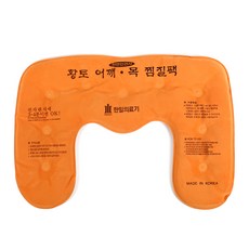 한일의료기 인견사황토 목 어깨전용 냉온찜질팩, 1개