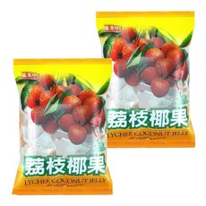 盛香珍 蒟蒻椰果 荔枝, 420g, 2袋