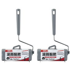 依必朗簡單任務滾筒黏把 大面積清潔, 2個