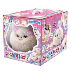 AGATSUMA 呼嚕呼嚕! 毛絨絨抱抱貓, 柔軟舒適，互動趣味，安全無毒, 1個, AG32260