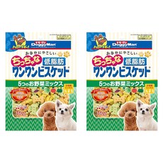 DoggyMan 多格漫 犬用低脂五蔬果消臭餅乾, 160g, 2包, 野菜ミックス