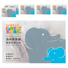 FOREST NOODLES 森林麵食 森林寶寶麵 醇香芝麻, 無鹽低鈉零負擔, 無添加化學添加物, 適合七個月以上寶寶, 320g, 6盒