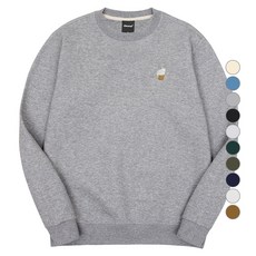 okstar 男女通用冰淇淋貓咪刺繡特殊雙面大學T