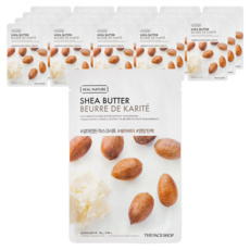 THE FACE SHOP 菲詩小舖 磨製乳木果油面膜, 1片, 20片