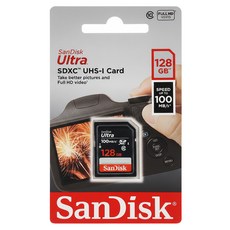 SanDisk 晟碟 Ultra SDXC 記憶卡, 128GB, 1個