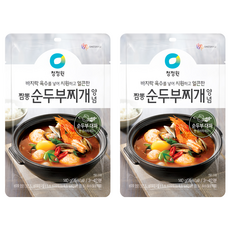 清淨園 正宗韓式 海鮮嫩豆腐鍋醬料包, 140g, 2包