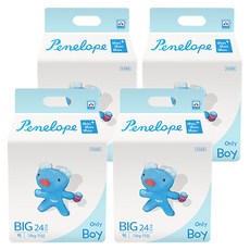 페넬로페 씬씬씬 플러스 팬티기저귀 남아용, 6단계, 96매