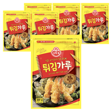 오뚜기 튀김가루, 500g, 6개