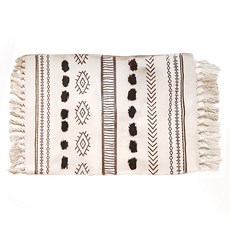 摩洛哥圓點立體地毯 +流蘇20cm 20%棉 80%聚酯纖維