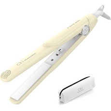 CKI 攜帶式直髮燙髮器+專屬收納袋, CKI-0705, 黃色的