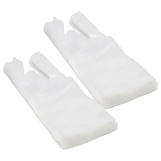 PE透明背心袋, PE(聚乙烯)材質, 厚度0.05-0.055mm, 一包(約1KG重), 大包裝, 2包