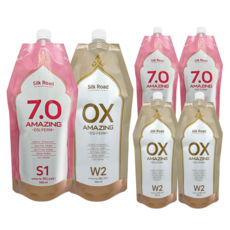 폴톤 실크로드 어메이징 7.0 DSI 펌 손상모 1제 + 2제 세트, 500ml, 3개