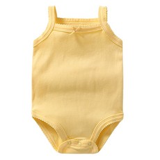 Mom's care 女童純色絲帶無袖套裝