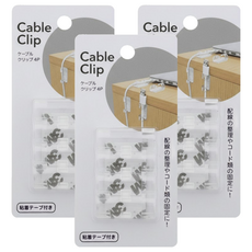 日本 echo 線夾 4個, 3組, 透明