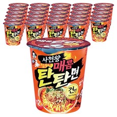 사천왕 매콤탄탄면 소컵 63g, 60개