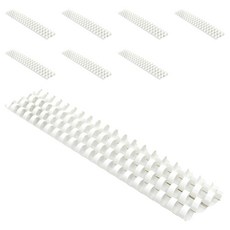 KOLAMI 21孔塑膠裝訂環 100入, 16mm, 白色
