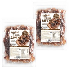 해맑은푸드 조미오징어 다리, 2개, 200g