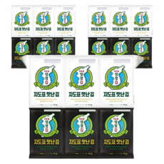 지도표성경 맛난 도시락김 흰색 6p + 검은색 6p 세트, 4g, 36개