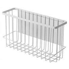 까사라이프 자석 부착 깊은 선반 정리함, 화이트, 1개