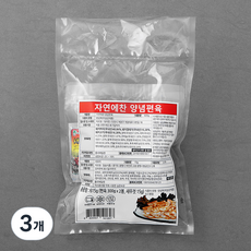 자연에찬 양념 편육, 615g, 3개