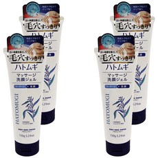 KUMANO 熊野油脂 麗白 薏仁 按摩潔面凝膠, 150g, 4條