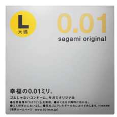 SAGAMI 相模 元祖 001 極致薄衛生套 大碼 L, 1盒, 1片