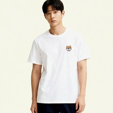 옥스타 남녀공용 시바패치 통기성 반팔티 7TS034