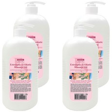 에스테소피 아로마틱 마사지 오일 콜라겐, 1L, 4개