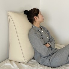 집앤콕 삼각 등받이 쿠션 방수, 방수 베이지