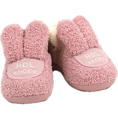 BEBEMARU 兒童兔子毛絨鞋 9819