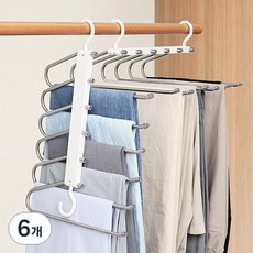 Joeun Living 6層可折疊褲架, 白色, 6個