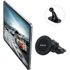 i Berry UF 雙模式超強力Magsafe磁吸CD插槽及儀表板平板手機支架, 單一顏色, 1個