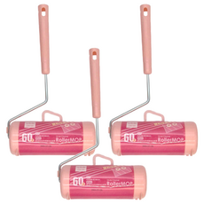 UdiLife 優的生活大師 RollerMOP 短柄膠粘拖把, 3個, 短柄300 x 180mm 膠黏紙 160 x 內徑38mm x 60周