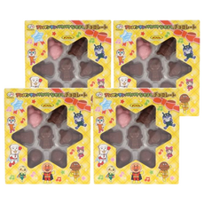 FUJIYA 不二家 麵包超人造型可可片, 54g, 4盒
