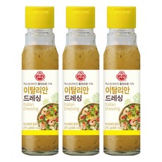 OTTOGI 不倒翁 義大利油醋醬, 215g, 3個