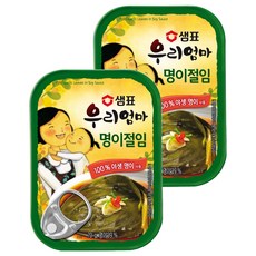 샘표 우리엄마 명이절임, 70g, 2개
