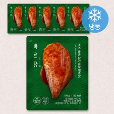 바르닭 소스 품은 닭가슴살 땡초맛 (냉동), 100g, 1개입, 6개
