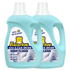 Bearble 深層清潔超濃縮洗衣精 白皂 正裝, 3L, 2瓶