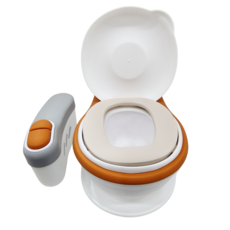 音樂兒童馬桶 PU款, 橙色